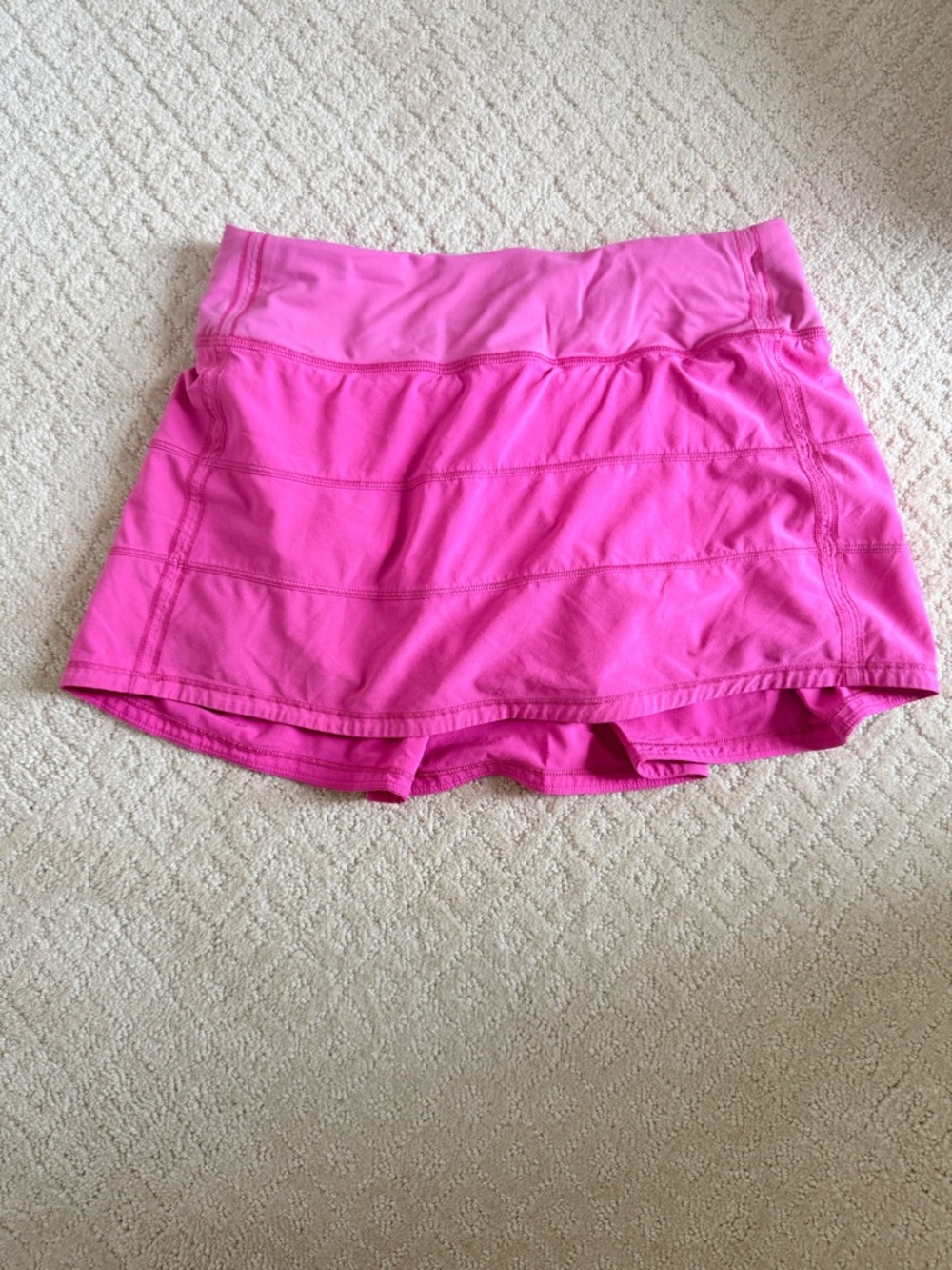 lululemon athletica Hot Pink Athletic Skort with Built-In Shorts
